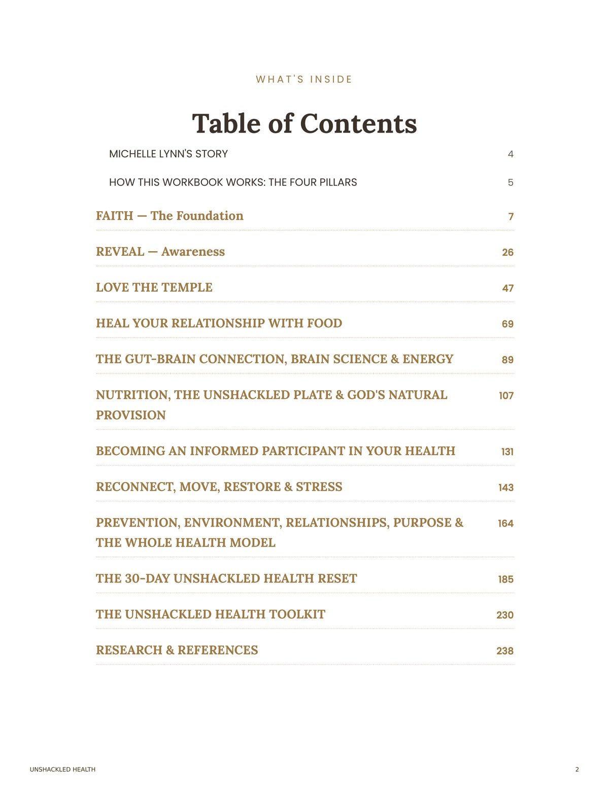 UNSHACKLED HEALTH: Break Free from Diet Culture. Build a Life of Whole Health.